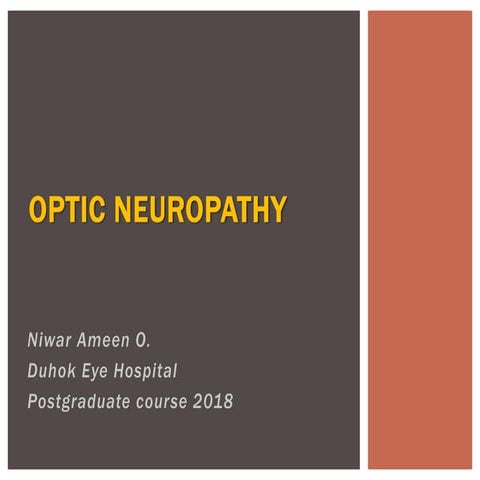 Optic neuropathy