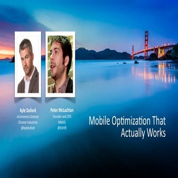 Mobile Optimization that Actually Works