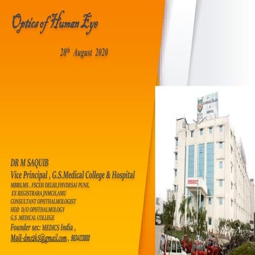 Optics Ophthalmology 