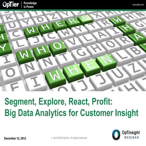 OpTier Webinar 12/12/12