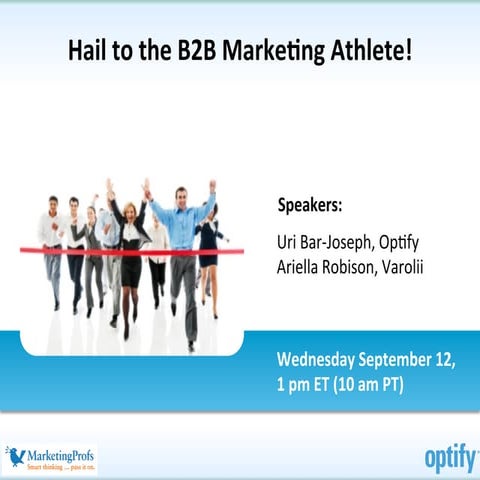 Optify's 2012 Marketing Athlete Report