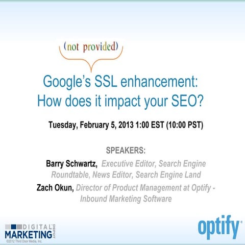 Optify webinar-ssl-enhancement-impact-on-seo