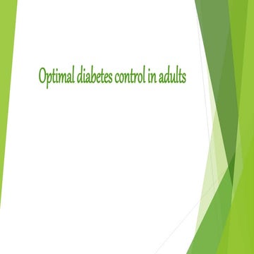 Diabetes awareness | PPTX