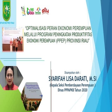 Kebijakan Peningkatan Produktivitas Ekonomi Perempuan | PPT