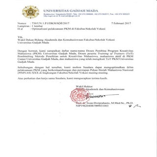 Daftar Nama Dosen Pembina dan Mahas...