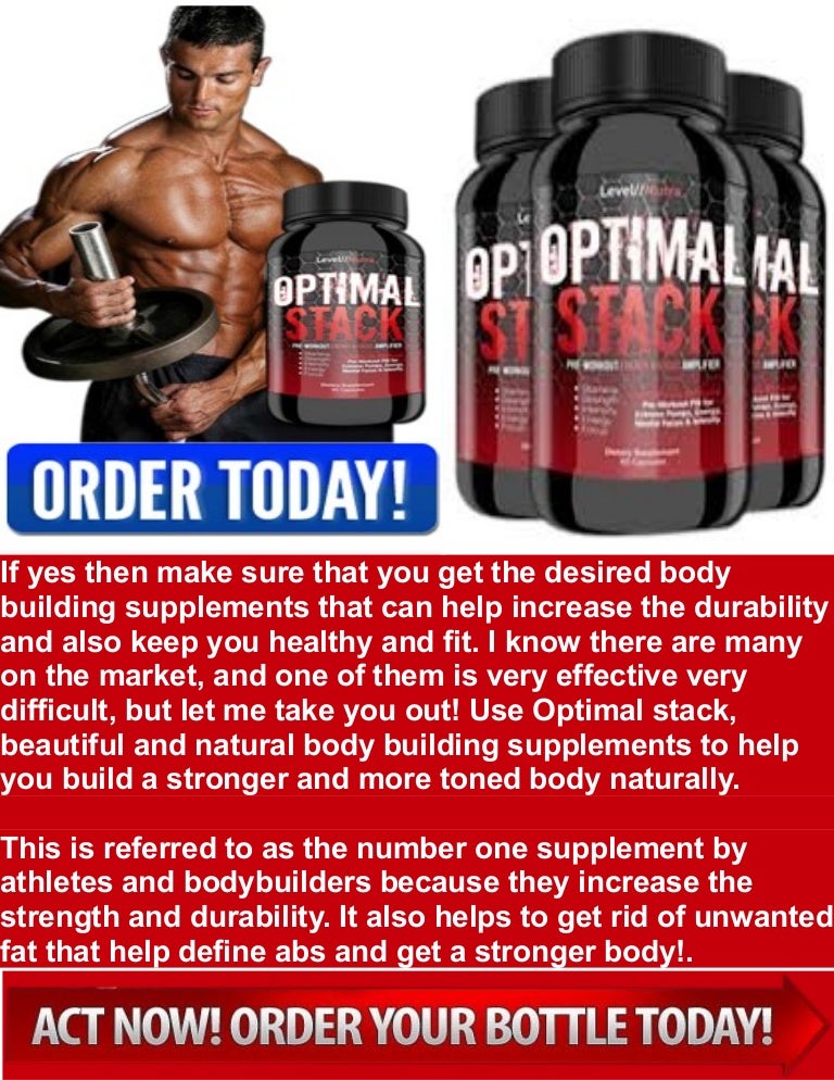 Optimal Stack best supplement for muscle growth
