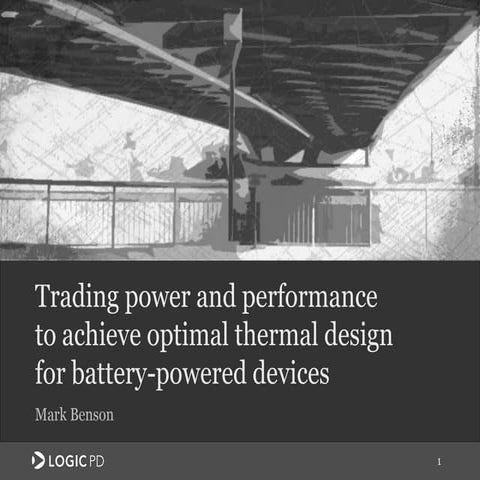 Trading Power and Performance to Achieve Optimal Thermal Design for Battery-P...