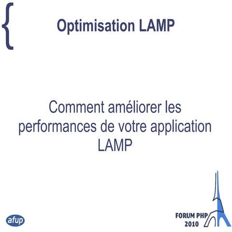 Optimisation LAMP