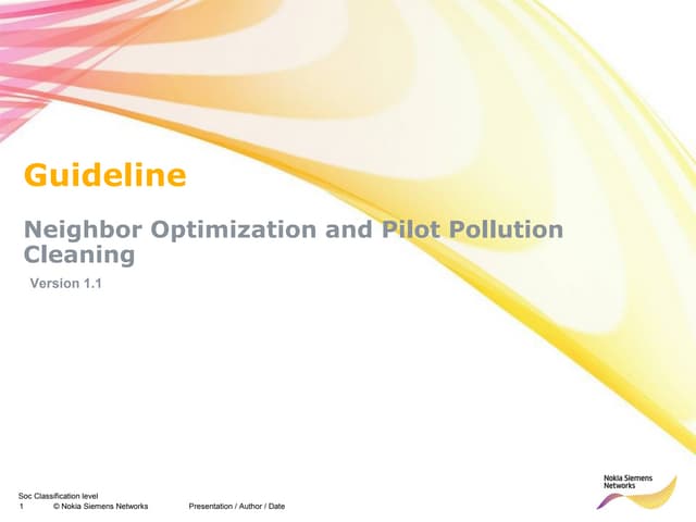 Optimisation guide line ver1.1