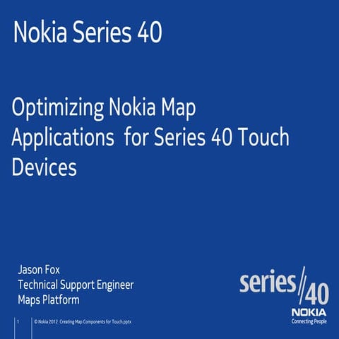 Optimise Nokia Maps applications for Nokia Asha Touch phones 