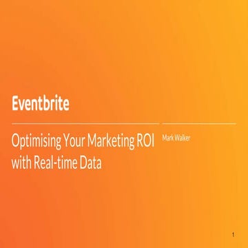 Optimising Your Event Marketing ROI with Real-time Data