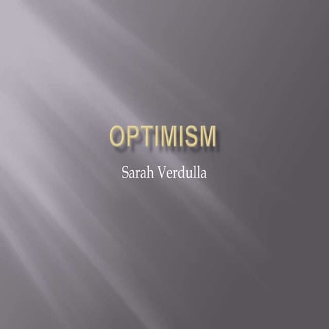 Optimism