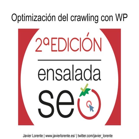 Optimización del rastreo y la indexación y típs par WP