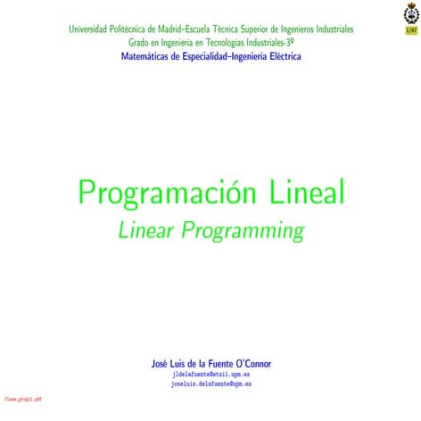 Bazaraa programacion-lineal | PDF