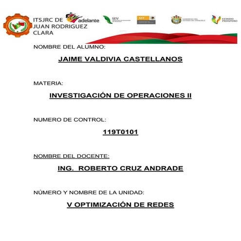 Optimizacion de redes