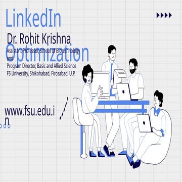 Optimization of LinkedIn for career guidance | PPTX