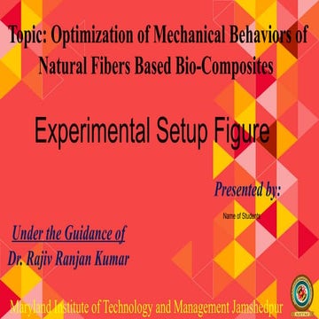 Optimization of mechanical behaviors of Natural Fibres based.pptx