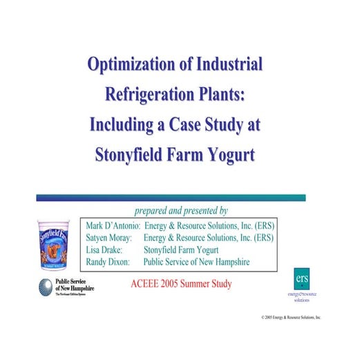 Energy Efficient Dairy Production Technologies | PDF