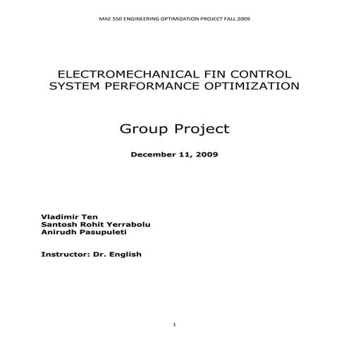 Optimization Project