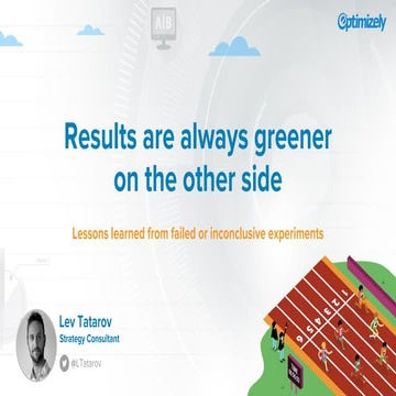 Optimization Summer Games - Get started with A/B testing | PDF