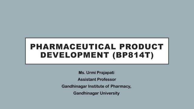 Optimization technique in pharmaceutical product development.pptx