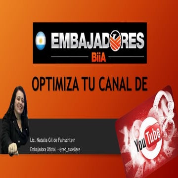 Optimiza tu canal de youtube