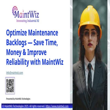 Optimizing Operations: Key Elements of a Successful Plant Maintenance Plan — ...