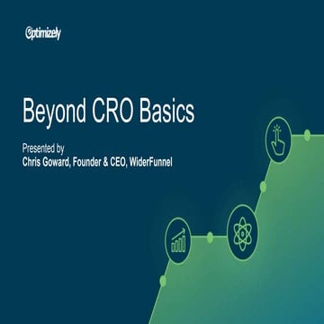Strategic Conversion Optimization - Chris Goward | PPT