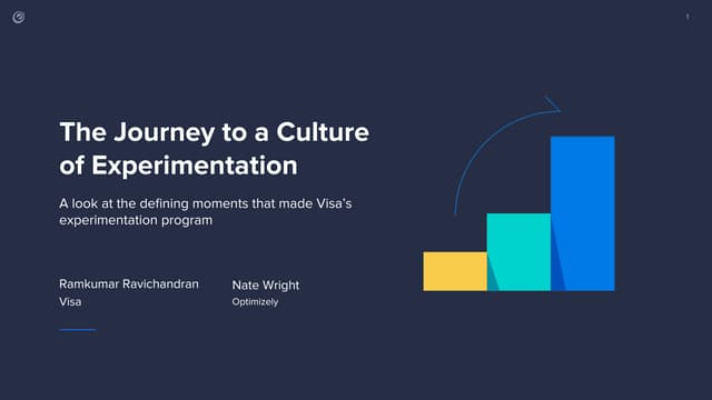 [Webinar] Visa's Journey to a Culture of Experimentation