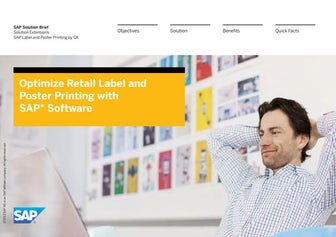 Optimize Retail Label and Poster Printing with SAP Software