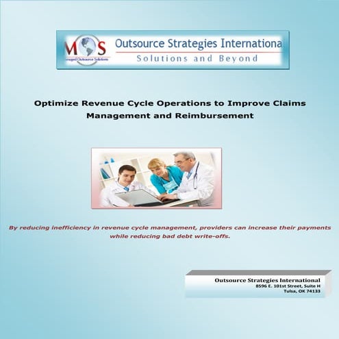 Optimize Revenue Cycle Operations to Improve Claims Management and Reimbursement