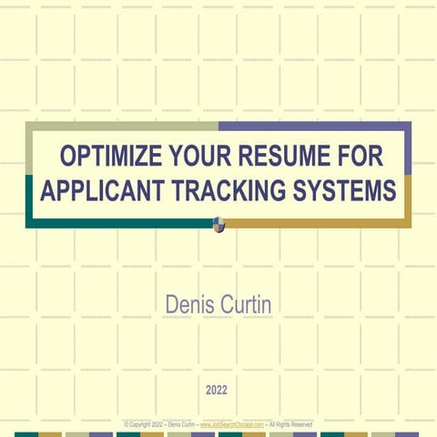 Optimize Your Resume For Applicant Tracking Systems Itasca Library 2022