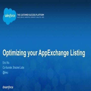 How to Optimize Your AppExchange Listing