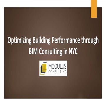 Optimizing Building Performance through BIM Consulting in NYC