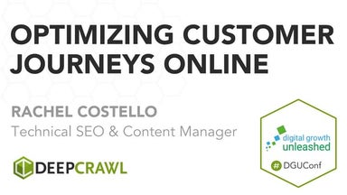 Optimizing Customer Journeys Online | Digital Growth Unleashed 2019 | Rachel ...