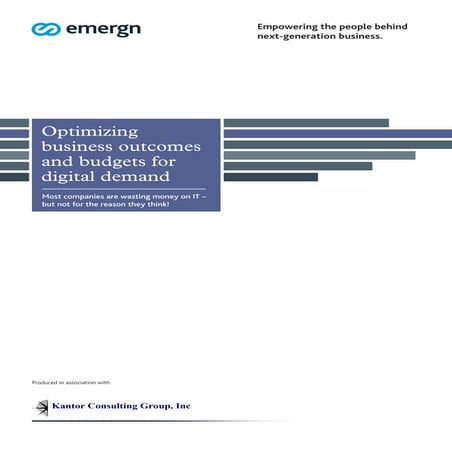 Optimizing Digital Business Outcomes