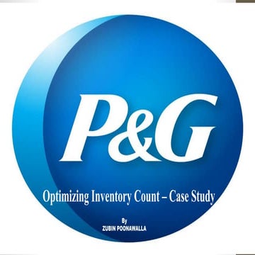 Optimizing Inventory Count - Case Study