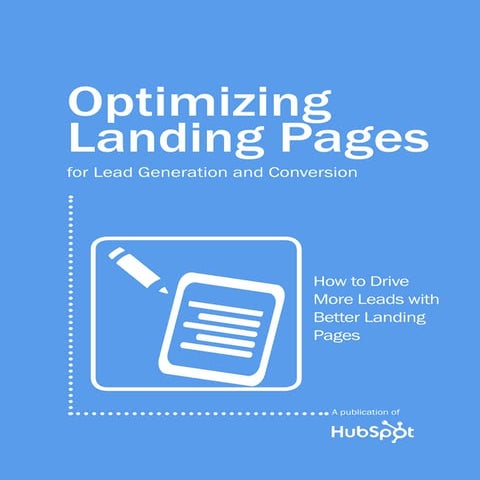 Optimizing landing  pages