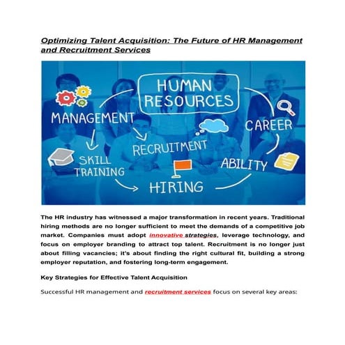 Optimizing Talent Acquisition_ The Future of HR Management and Recruitment Se...