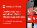 Optimizing windows phone apps