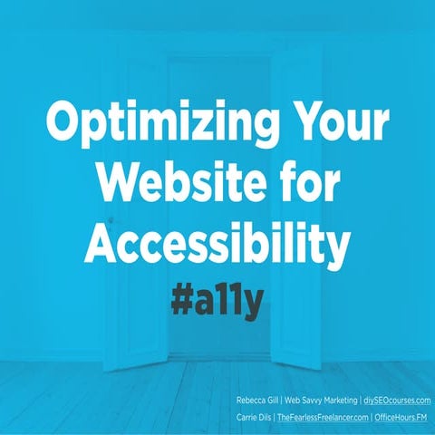 Optimizing Your Website for Accessibility