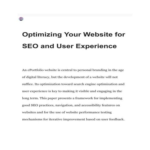 Optimizing Your Website for SEO and User Experience.pdf
