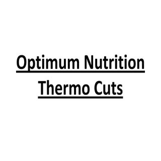 Optimum nutrition thermo cuts