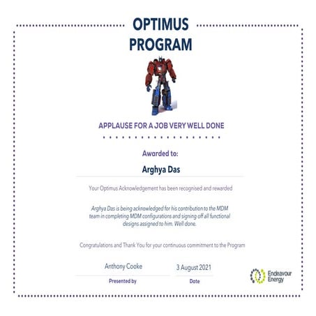 Technical excellence award | PDF