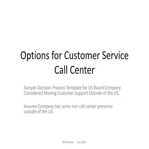 Call center | PPT