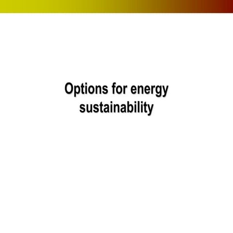 Options for energy_sustainability
