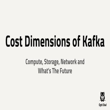 The Cost of Kafka’s High Availability on Cloud with Geetha Anne | PDF