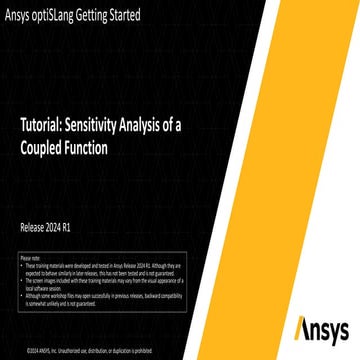 optiSLang_GS_EN_2024R1_E_M02_2_coupled_function_Sensitivity | PDF