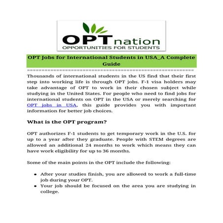 OPT Jobs for International Students in USA_ A Complete Guide.pdf