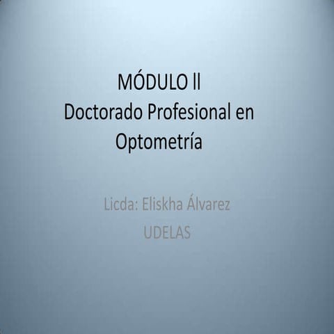  Salud Ocupacional en la Optometría 
